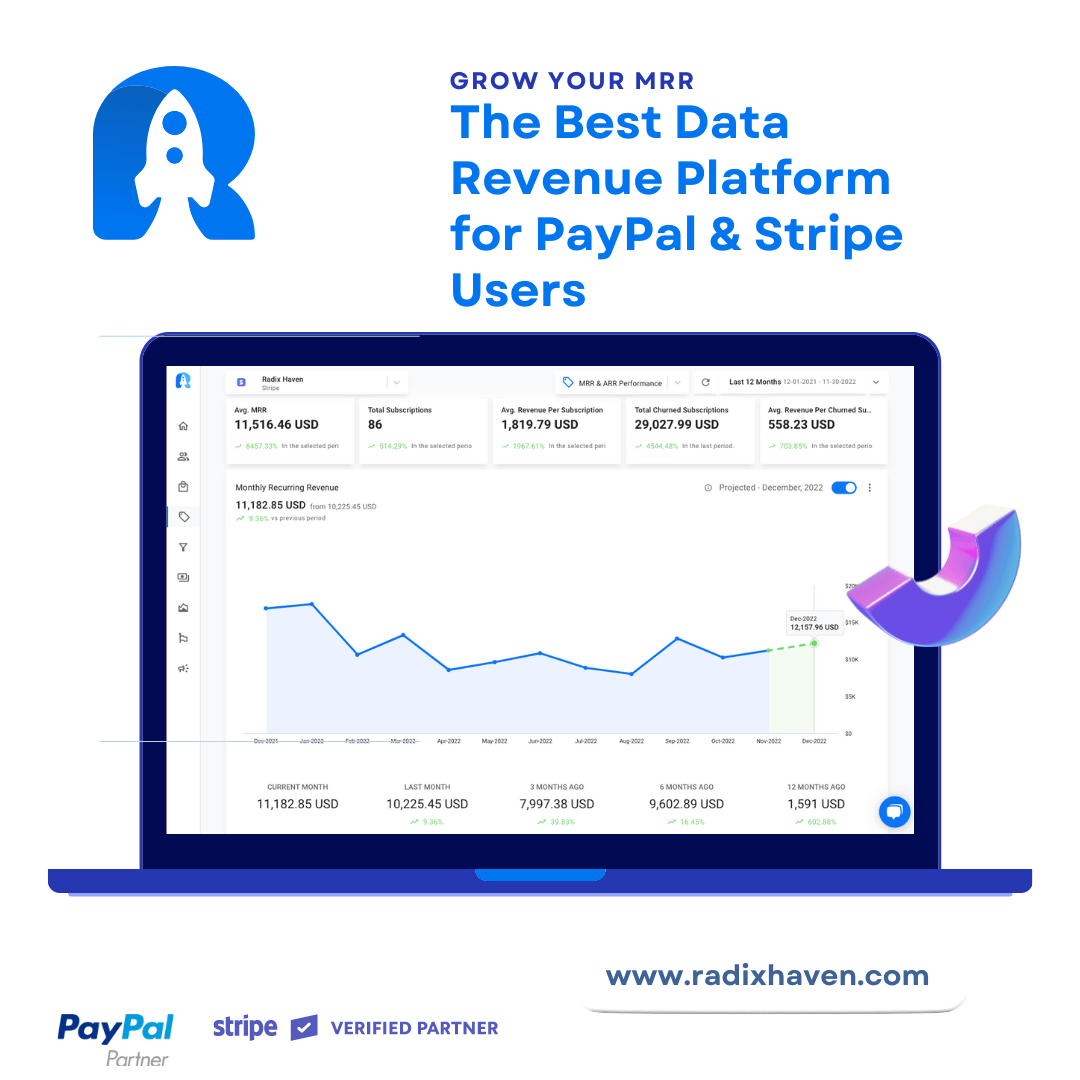 Stripe and PayPal Revenue